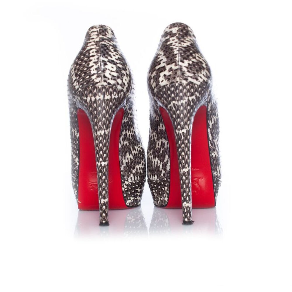 Christian Louboutin Bianca Python Platform Pumps - image 3